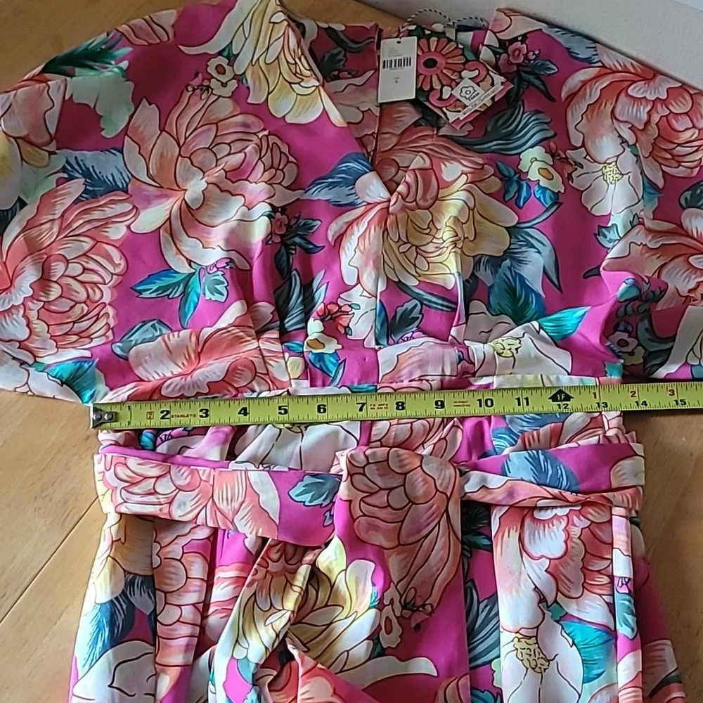 FARM RIO Anthropologie Eulalie Wide-Leg Jumpsuit - Picture 7 of 10